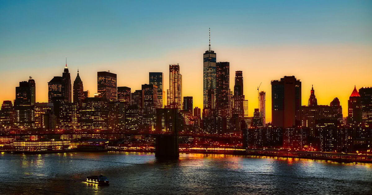 NYC Manhattan Skyline Buffet Dinner Cruise with Live DJ GetYourGuide