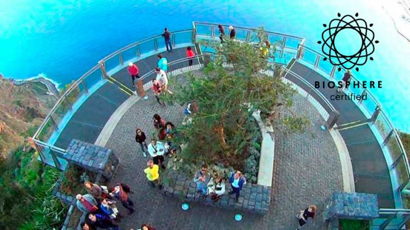 From Funchal: Madeira Skywalk, Valleys, & Wine Tasting