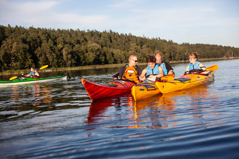 Stockholm: excursion en kayak privée dans l'archipel pour les familles