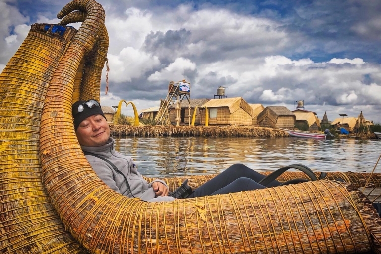 Uros and Taquile Island Boat Trip from Puno Full Day Uros and Taquile Island on Fast Boat from Puno