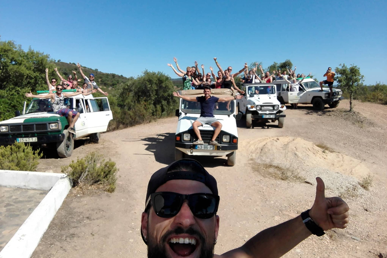 Von Albufeira aus: 4x4 Off-Road-Safari und Weinverkostung im Weinberg