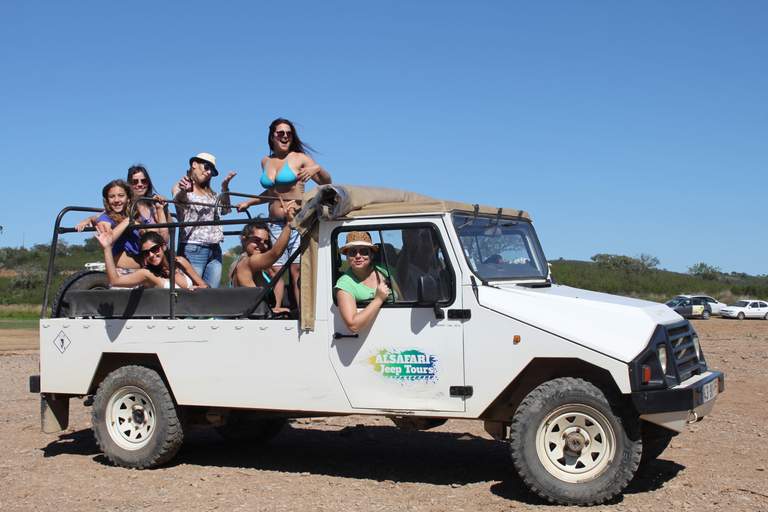 Depuis Albufeira : safari tout-terrain en 4x4 et dégustation de vins dans les vignobles