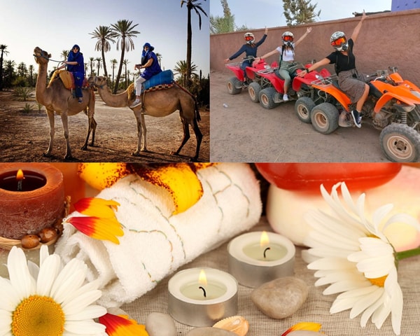 From Marrakech: Camel Ride, Quad Bike & Spa Full-Day Trip