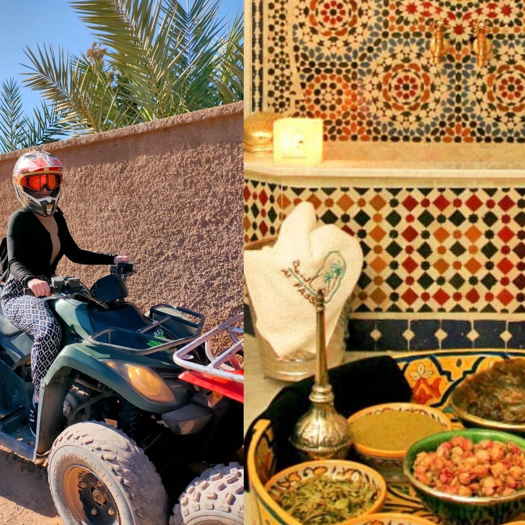 Marrakech : excursion à la Palmeraie, tour en quad et spa - quad