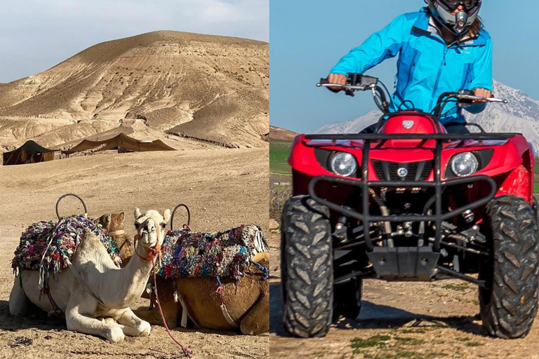 Marrakesch: Kamelritt in der Agafay-Wüste und ATV-Tour