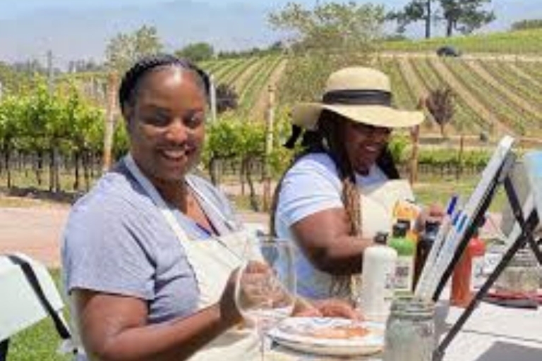Stellenbosch: Tagesausflug mit Weinmalerei und -verkostung