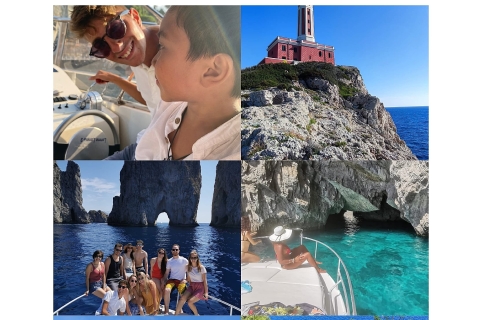 Desde Sorrento: Paseo en barco por Capri con comida y bebidaDesde Sorrento: Excursión en barco a Capri con comida y bebida