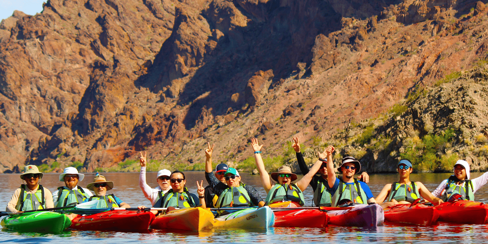 EZ Kayak Tours guided tour, Colorado River near Las Vegas