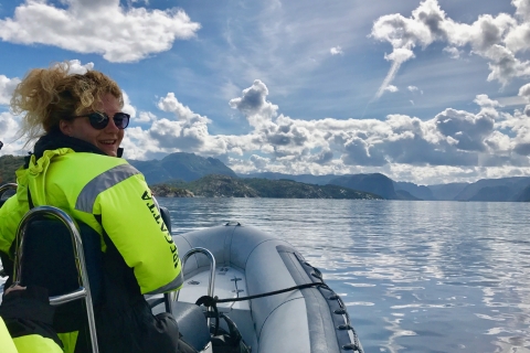 Desde Stavanger: tour en RIB al fiordo de Lyse