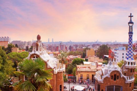 Barcelona: Guell Park Small-Group Tour & Dragon Stairway