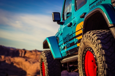 Moab: excursion privée en jeep hors route Hell's Revenge Trail