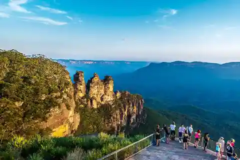 Sydney: Privata Blue Mountains, vattenfall, vandringar och måltider