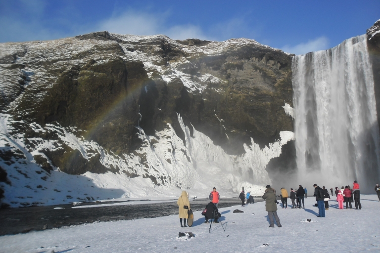 De Reykjavik: excursion privée d'une journée sur la côte sud et randonnée glaciaire