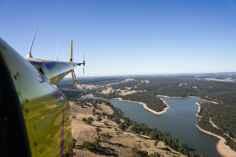 Barossa Valley: 15 Minute Scenic Flight SOUTHERN BAROSSA AND RESERVIORS – 15 MINUTE SCENIC F