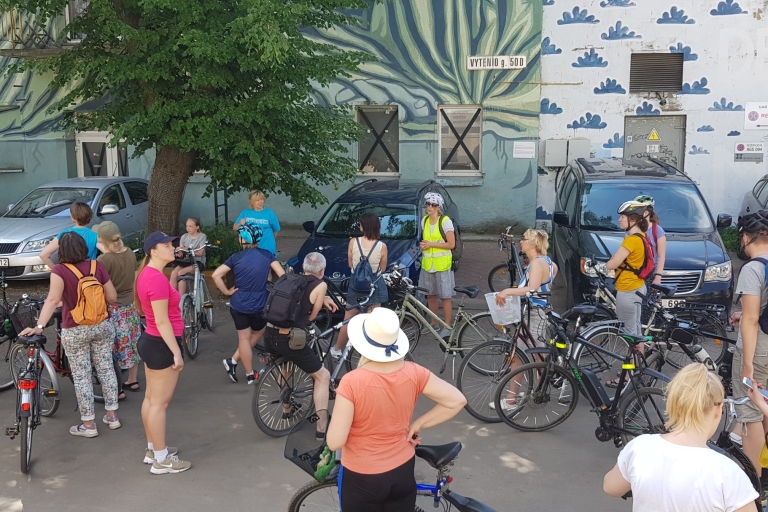 Vilna: tour alternativo guiado en bicicleta por la ciudad de Vilna