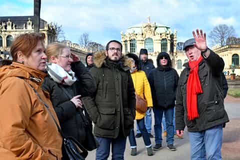 Dresden: Guided City Walk with a Cup of Coffee