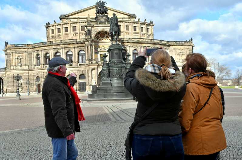 Dresden: Opastettu kaupunkikävely kahvikupposen kera