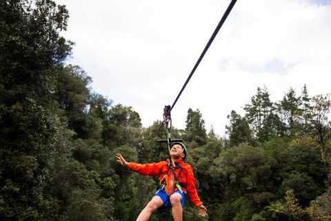 Rotorua Ziplines: Zipline over Waterfalls & Hot Pool Soak