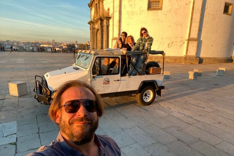 Historic adventure convertible UMM Portugues military jeep
