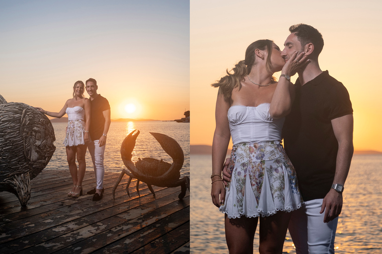 Mykonos: begeleide stadswandeling met fotoshoot