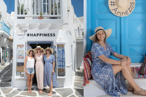 Mykonos: Geführter Stadtrundgang mit Fotoshooting