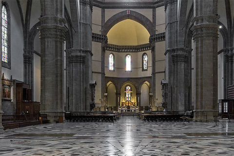 Firenze: Ingresso della cattedrale con cupola e campanileBiglietti di ingresso con 2 audioguide basate su App