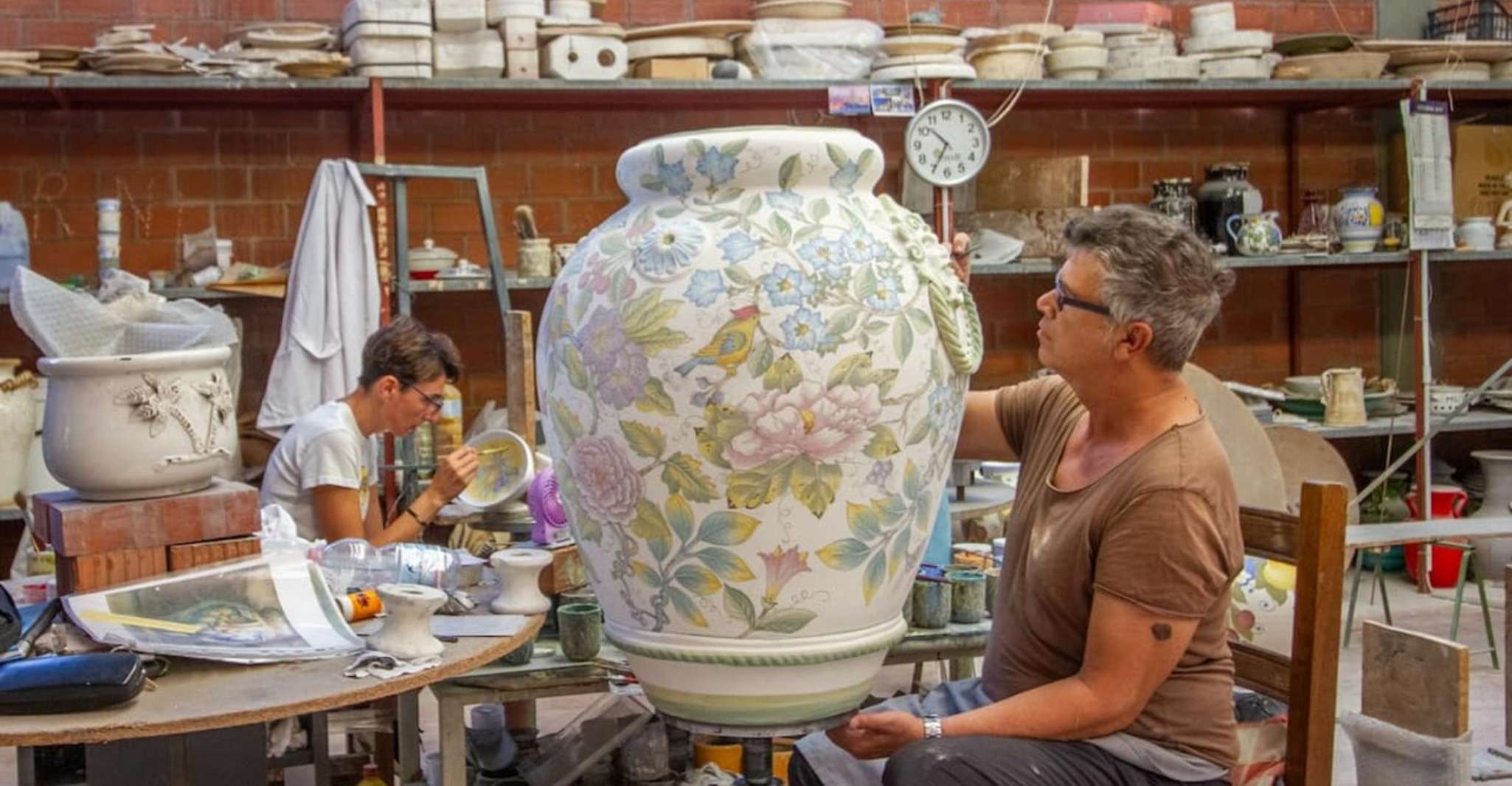 Montelupo Fiorentino, toskanische Keramik Meister Potter Klasse - Hizvo