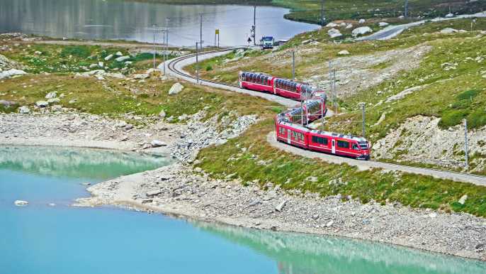 From Milan: Bernina Train and St. Moritz Day Trip
