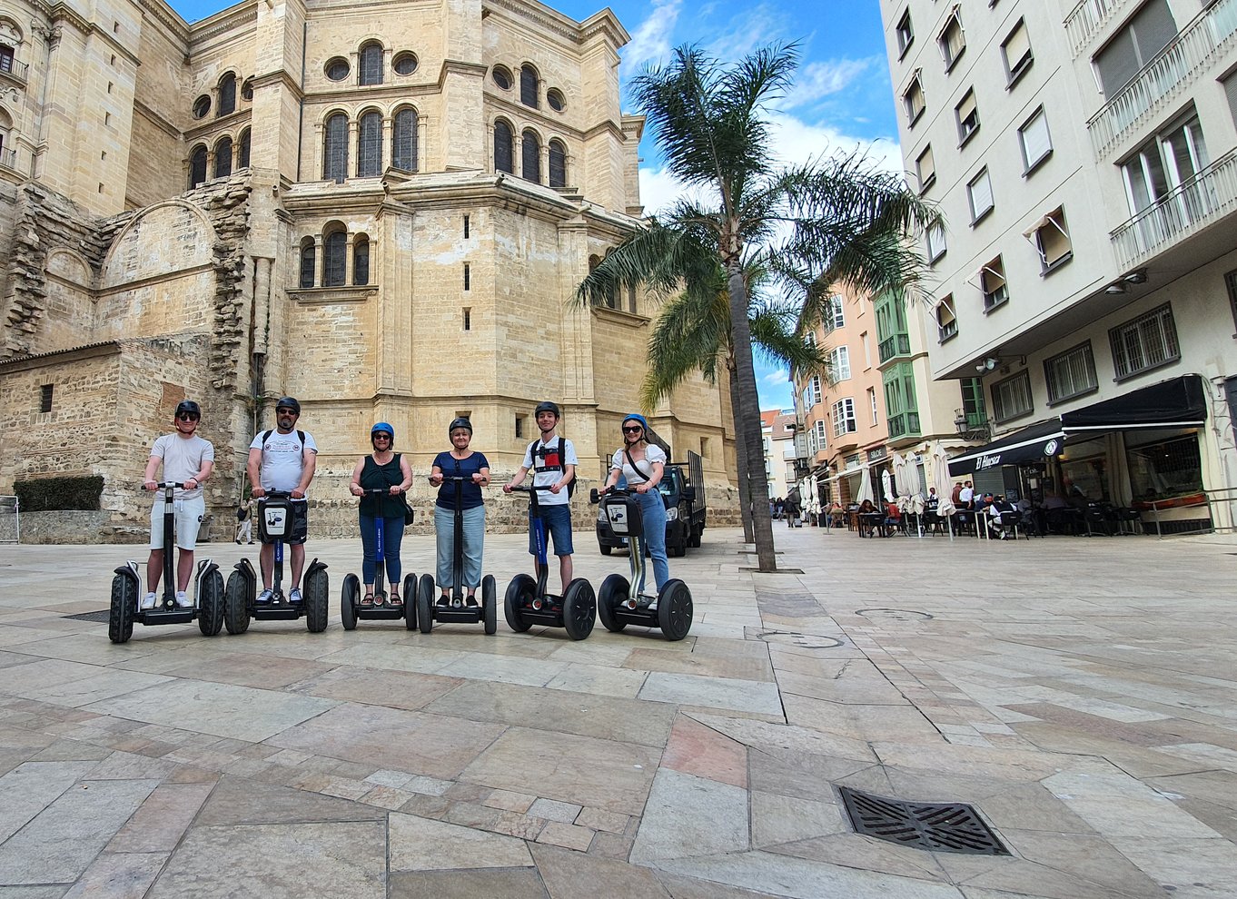 Malaga: Segway-tur til Gibralfaro-slottet, tyrefægterarenaen og havnen