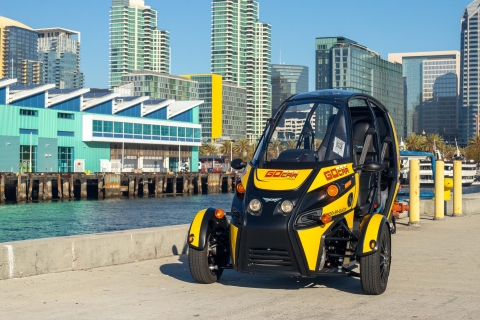 San Diego: elektrische GoCar-verhuurtour in de binnenstad