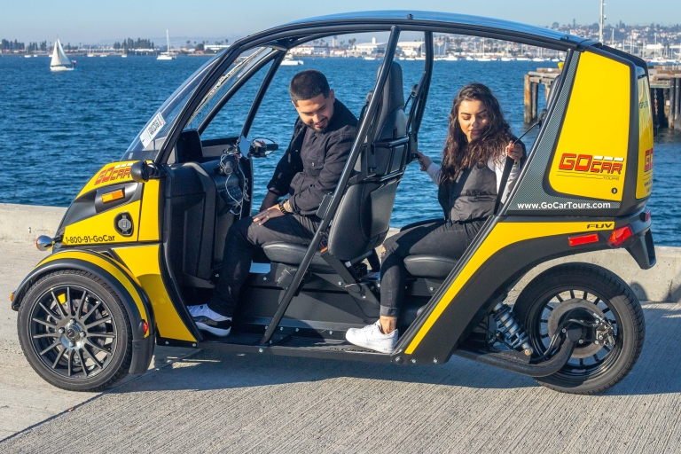 San Diego: visite de location de voiture électrique du centre-ville