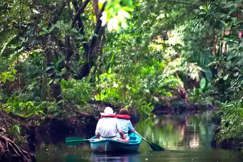 Kanotutflykt, utforska den majestätiska nationalparken Tortuguero