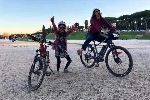 Roma: Via Ápia em bicicleta eléctrica: Catacumbas, Aquedutos e Piquenique