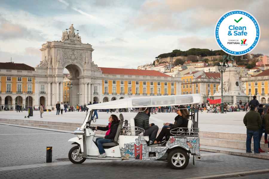 Lissabon: 4-stündige private geführte Tuk-Tuk-Tour