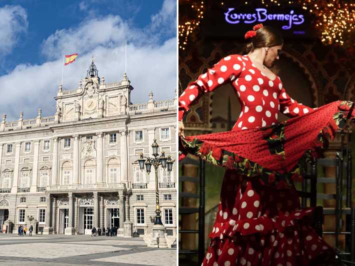Madrid: rondleiding door het Koninklijk Paleis, flamencoshow en tapas met drankje