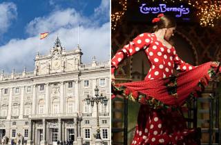 Madrid: Königspalast-Tour, Flamenco-Show und Tapas mit Getränk