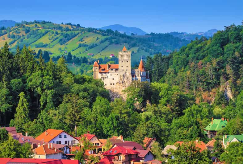 Från Bukarest: Heldagstur till Draculas slott, Peles och Brasov