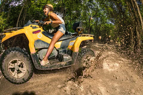 Playa del Carmen: Emotions Native Park Tour with ATV Ride
