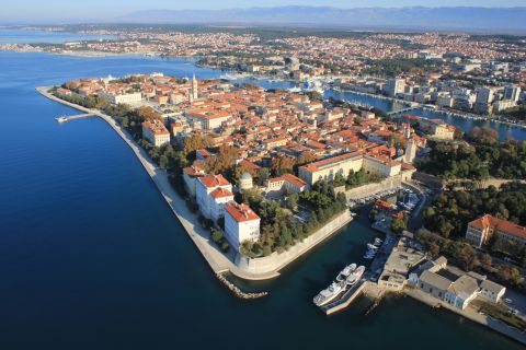 Zadar: excursão a pé guiada pelas ruínas romanas da cidade velha e órgão do mar