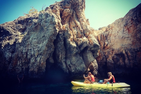 Ibiza: Xarraca Bay Guided Kayaking Tour Non-Private Kayaking Tour