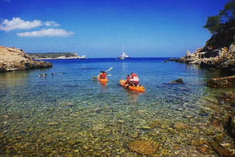 Ibiza: Xarraca Bay Guided Kayaking Tour Non-Private Kayaking Tour