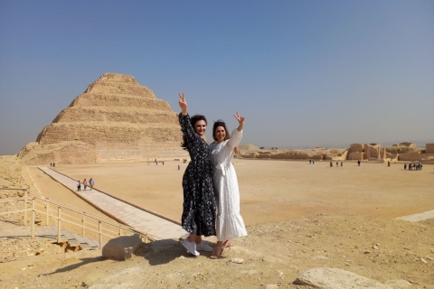 El Cairo/Giza: excursión de un día a Sakkara, Menfis y las pirámides de Giza