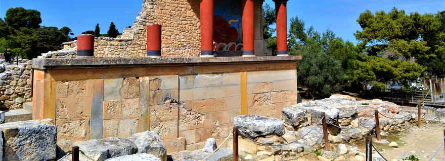 Au départ de La Canée : visite d'une jounée des hauts lieux d'Héraklion avec guide