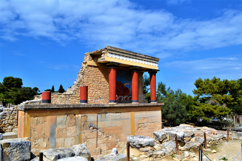 Van Chania: Heraklion Highlights Tour van een hele dagVan Chania: Heraklion hoogtepunten privétour van een hele dag