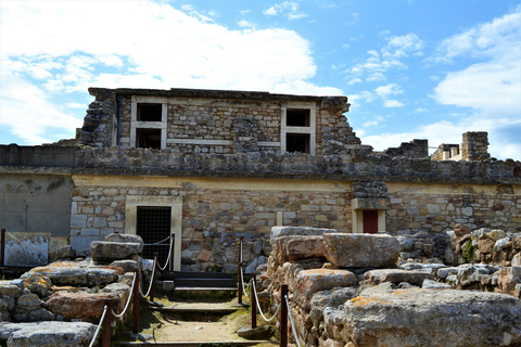 De La Canée: visite d'une journée des points forts d'HéraklionDe La Canée: visite en groupe partagé des points forts d'Héraklion d'une journée