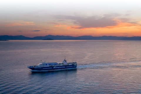 Athene: ticket voor de veerboot naar het eiland AgistriHaven van Agistri: enkele reis naar de haven van Piraeus