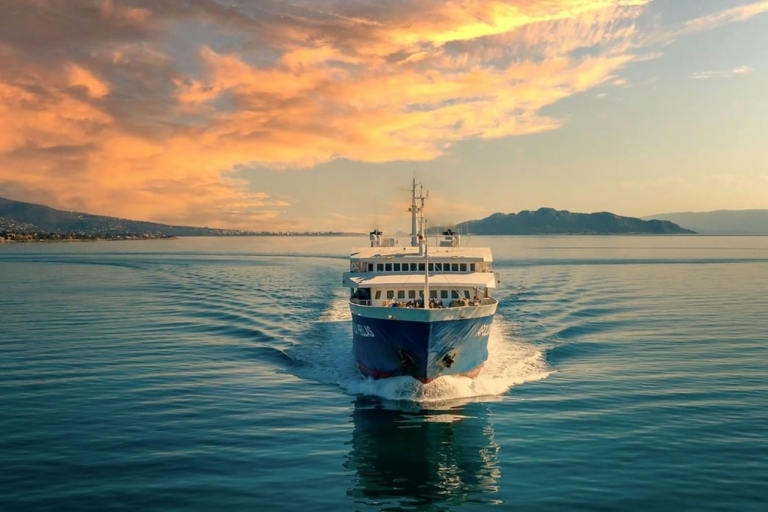 Athene: ticket voor de veerboot naar het eiland AgistriHaven van Agistri: enkele reis naar de haven van Piraeus