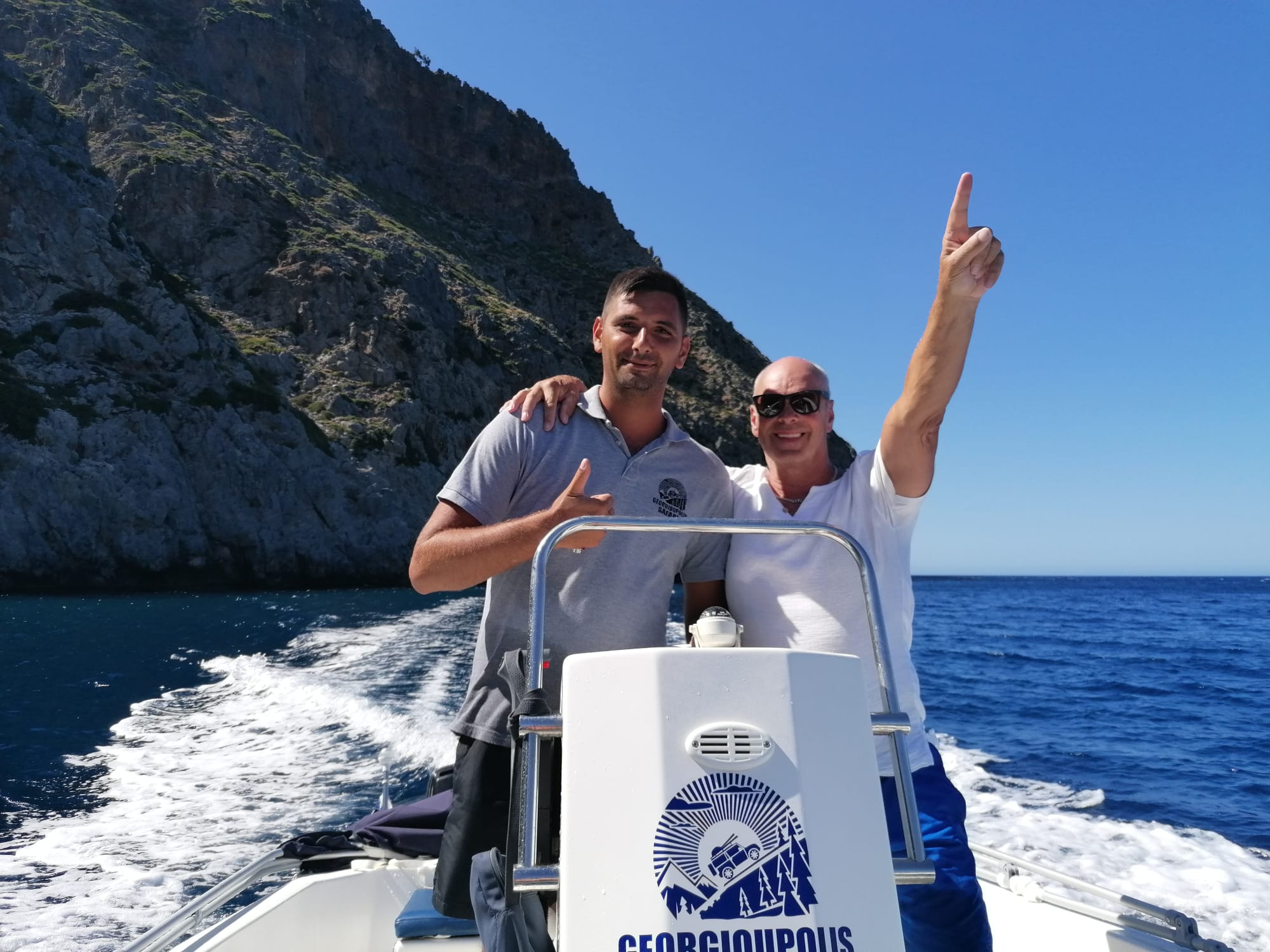 Georgioupolis: Boot mieten Safari Meer Tour