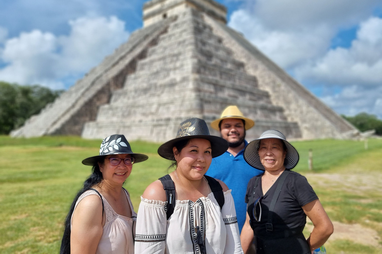 Riviera Maya: Cobá and Chichén Itzá Tour with Cenote & Lunch Private Tour with Pickup