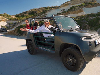 From Malta: Self-Driving E-Jeep Guided Tour in Gozo